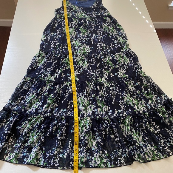 Calvin Klein Jeans Sleeveless Tiered Floral Maxi Dress Size S - Picture 11 of 13